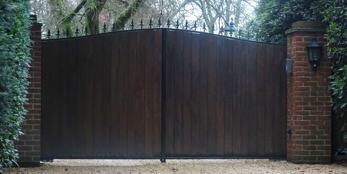 Our Automated Wooden Gates